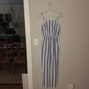 Striped jumpsuit